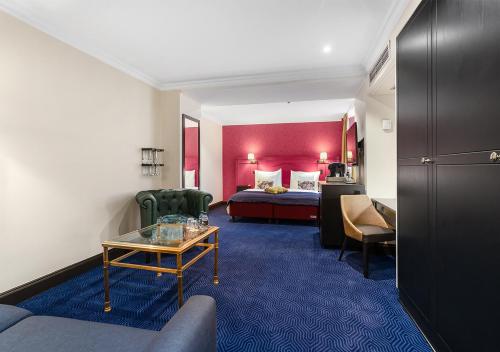 Ένα ή περισσότερα κρεβάτια σε δωμάτιο στο ProfilHotels Copenhagen Plaza