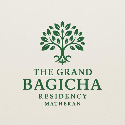 a logo for the grand bergaria restoration kitchenrite at The Grand Bagicha Residency Matheran in Matheran