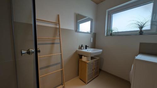 Koupelna v ubytování Ferienwohnung Stern mit Terrasse