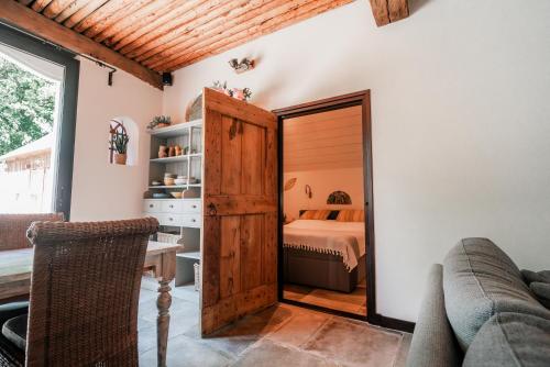 Cama o camas de una habitación en De Daler Deel