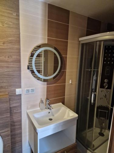 Koupelna v ubytování Apartmány Fenix