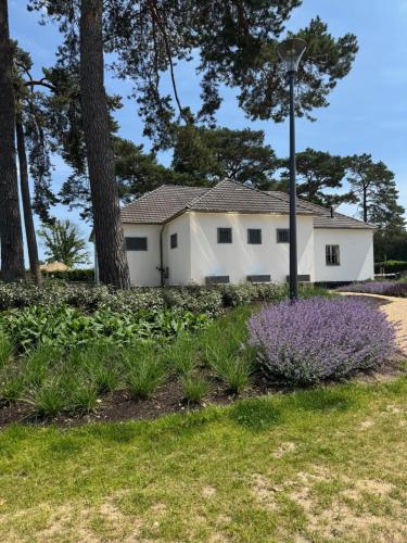 O grădină în afara Luxus zelten Im Heide Resort