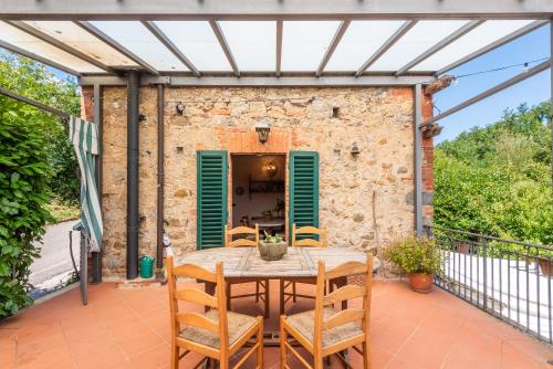 Un balcón o terraza en Podere La Speranza