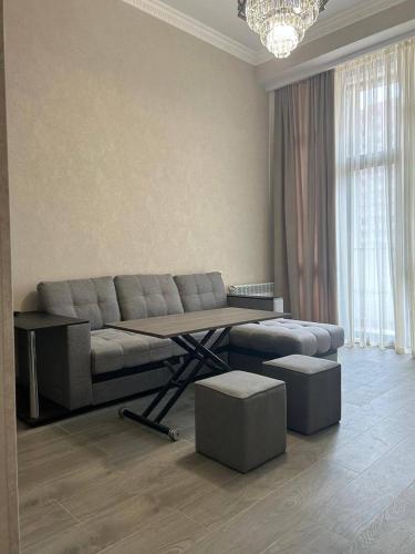2 room apartment in Yerevan, Armenia, in a new building on Paruyr Sevak Street, 55 sq m high ceilings