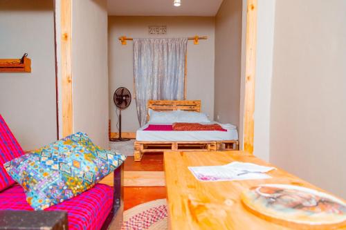 Katil atau katil-katil dalam bilik di Kilimanjarosons homestay