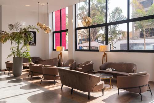 Coin salon dans l'établissement L'Adresse Dakar