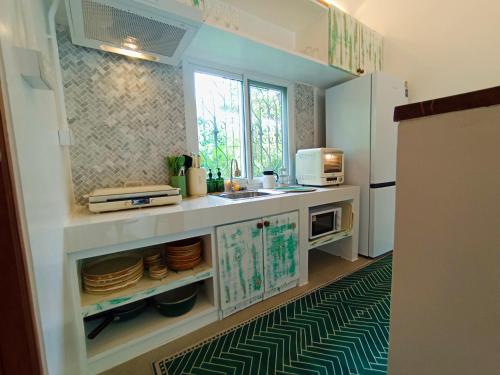 Dapur atau dapur kecil di Baan Pa Palm