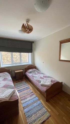 Hostel Pomor 객실 침대