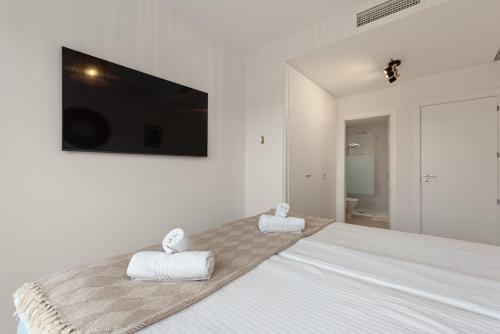 Ένα ή περισσότερα κρεβάτια σε δωμάτιο στο Sea Views Estepona