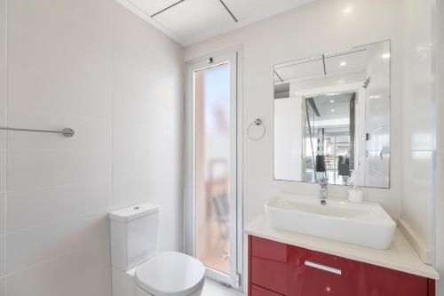 Phòng tắm tại Villa Bahati