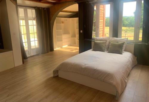 Postel nebo postele na pokoji v ubytování Maison de vacances