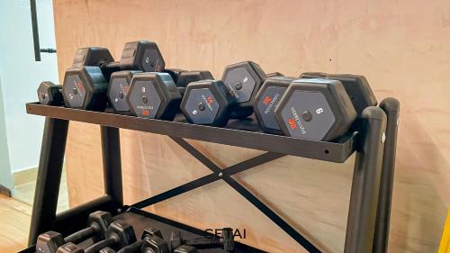 Gimnasio o equipo deportivo en Setai Edition By Setai Apartaments