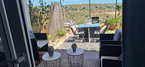 Apartamento con jardin