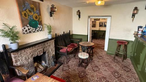 Ruang duduk di Owain Glyndwr Hotel