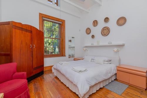 Ένα ή περισσότερα κρεβάτια σε δωμάτιο στο Casa Lucia