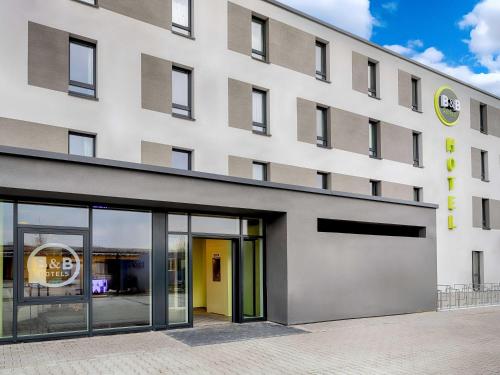 a rendering of the front of a building at B&B Hotel Kehl in Kehl am Rhein