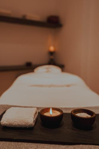 Postel nebo postele na pokoji v ubytování Böden Hotel & Spa, AKEN SOUL
