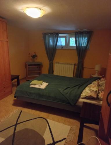 Ένα ή περισσότερα κρεβάτια σε δωμάτιο στο Apartament Sadul