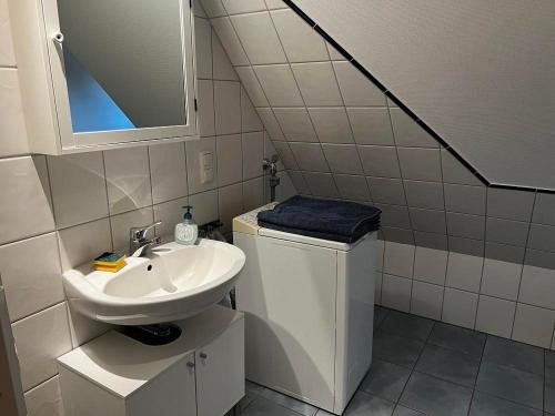 Koupelna v ubytování Ferienwohnung Seibel