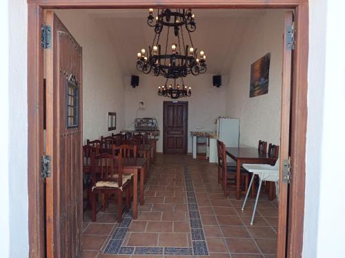 Restaurace v ubytování El Oasis Morado