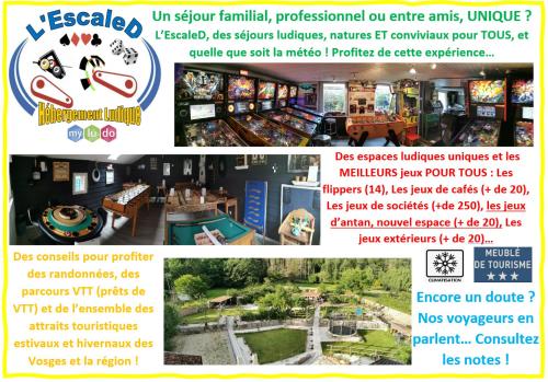 L'EscalED - Nice Flat + Arcade room (free games)