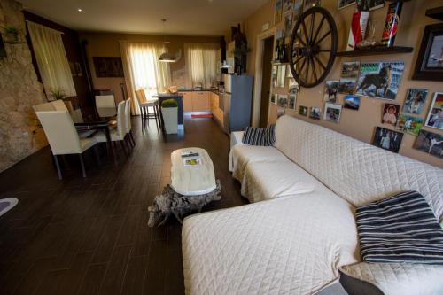 Un lugar para sentarse en B&B Etna Ranch