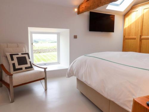 Cama o camas de una habitación en Carden Laithe Barn