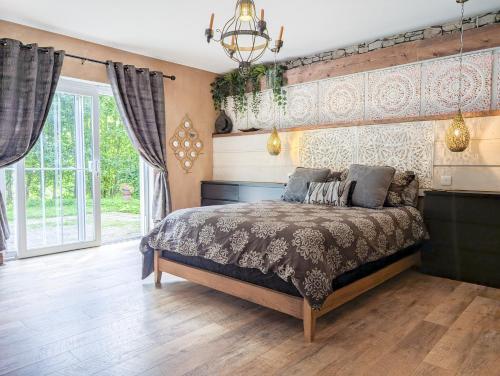 Postel nebo postele na pokoji v ubytování Knocks Country Guestrooms