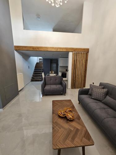 O zonă de relaxare la DS Central Apartment