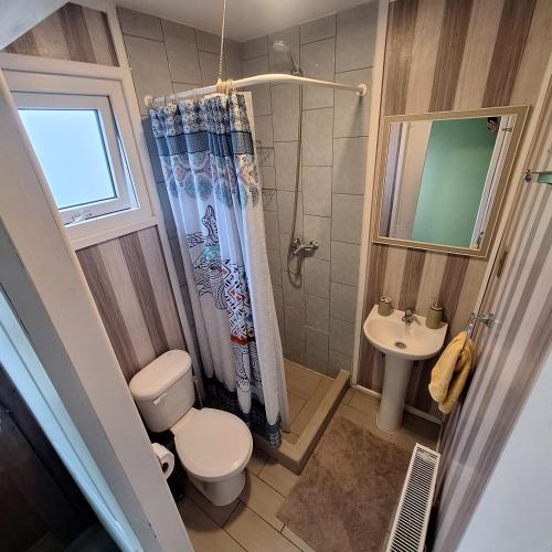 Koupelna v ubytování Hostel Kuntur