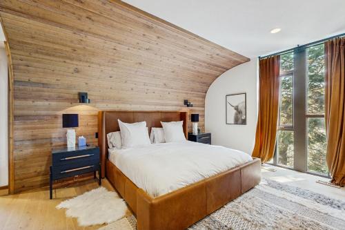 Giường trong phòng chung tại The PreMalone House