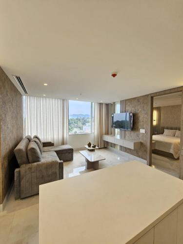 Katil atau katil-katil dalam bilik di New Luxury Suite with Jacuzzi