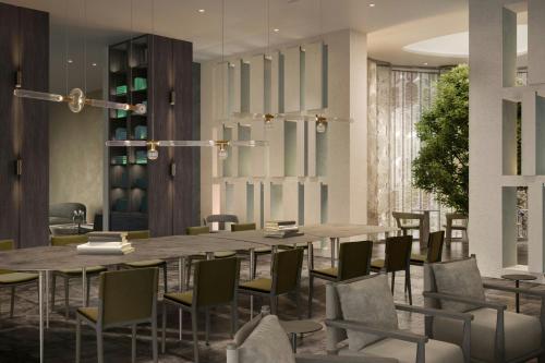 a dining room with a table and chairs at JW Marriott Hotel Tokyo in Tokyo
