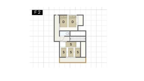 Nasu Aoki FABULOUS HOUSE - Vacation STAY 19555の見取り図または間取り図