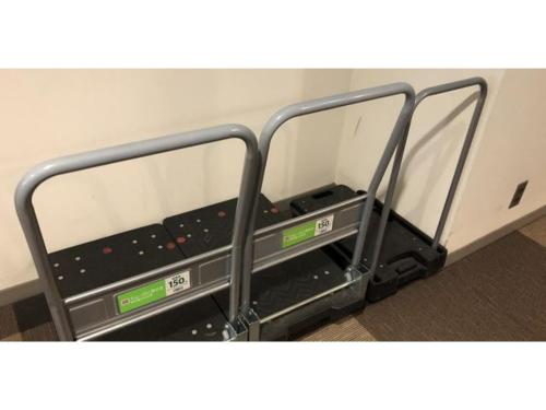 a couple of metal racks in a room at Smile Hotel Tomakomai - Vacation STAY 68911v in Tomakomai
