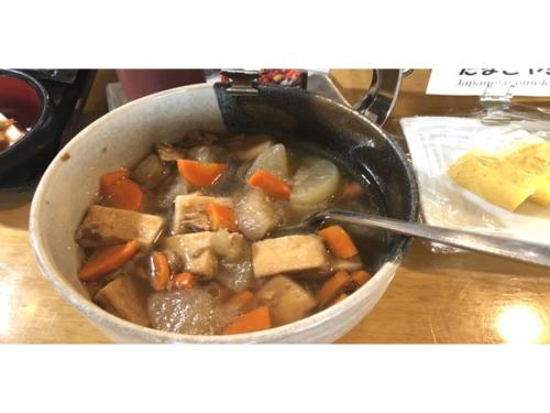 a pot of stew with carrots and potatoes in it at Smile Hotel Tomakomai - Vacation STAY 68943v in Tomakomai