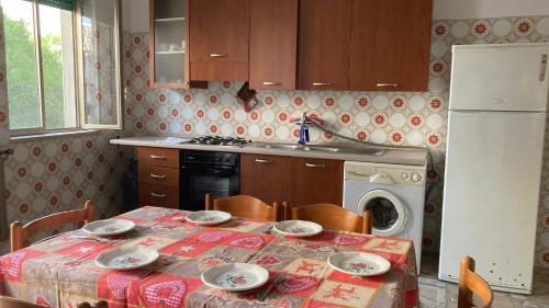 Dapur atau dapur kecil di Casa al Parco