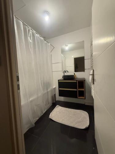 Koupelna v ubytování Maison sud