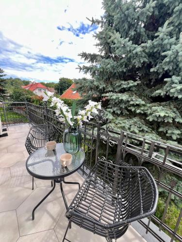 Μπαλκόνι ή βεράντα στο Apartament u Gustawa Klimta Frombork