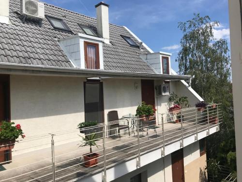 Balcone o terrazza di Feng Shui Wellness Apartmanház Hévíz
