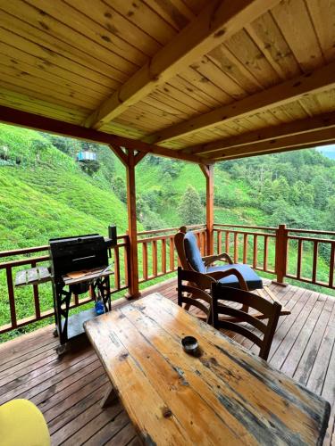 Balkón nebo terasa v ubytování Northland Bungalows