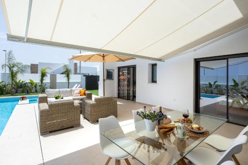 Χώρος καθιστικού στο Villa Monastrell