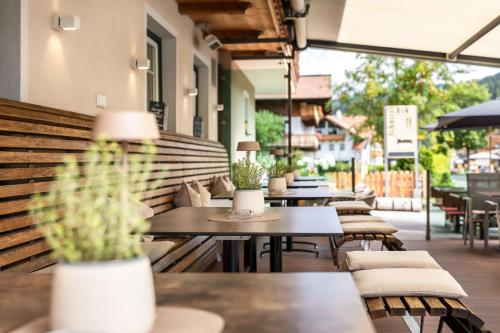 Restaurant ou autre lieu de restauration dans l'établissement Schnitzl-Eck