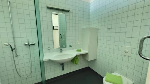 Koupelna v ubytování Klosterhotel Kreuz
