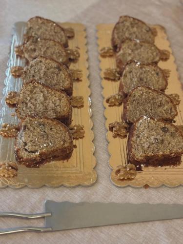 a group of cookies on a tray on a table at Hotel Forbisicle in Tignale