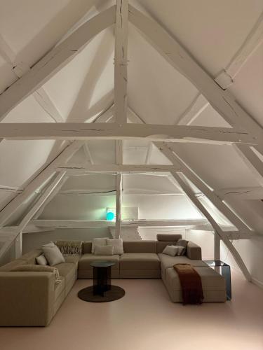 Χώρος καθιστικού στο Ch kingsize avec vue sur le Perche