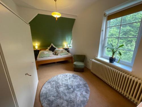 Postel nebo postele na pokoji v ubytování Haus Heidetal