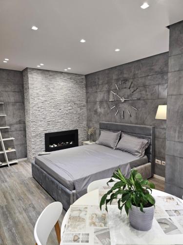 Llit o llits en una habitació de Stylish Escape Studio