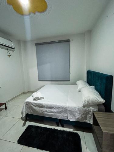 Ένα ή περισσότερα κρεβάτια σε δωμάτιο στο Beautiful and comfortable apartment, 3 rooms, 5 beds