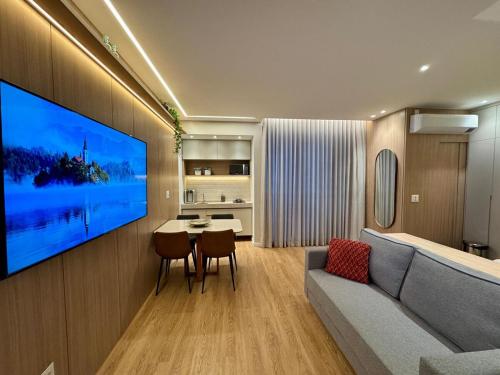 Μια τηλεόραση ή/και κέντρο ψυχαγωγίας στο Luxury and Leisure in the Best Region of Belo Horizonte